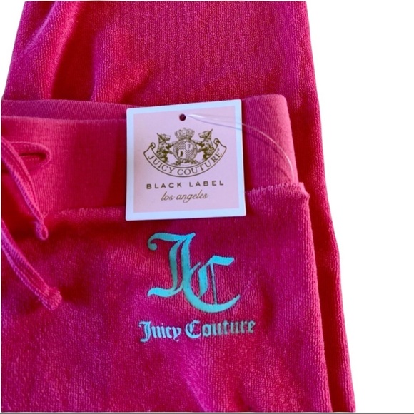 Juicy Couture Shocking Pink MT Zuma Pants Girl’s Soft Jogger Pants Various NWT - Picture 7 of 14